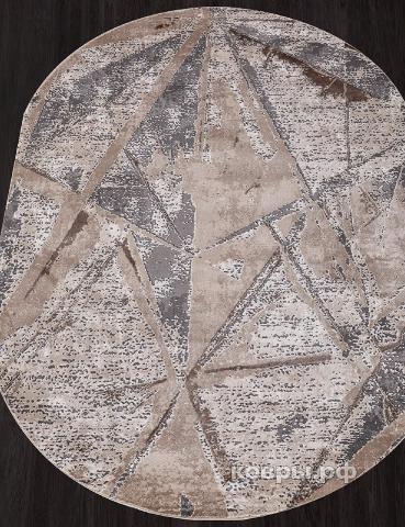 ковер KARMEN HALI ARMINA 04022C GREY / BROWN Овал — фото 2