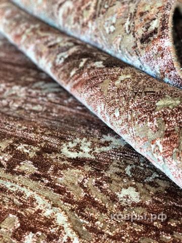 ковер ручной работы Индийский ковер ручной работы из шелка и шерсти 3.06x2.51 — фото 3