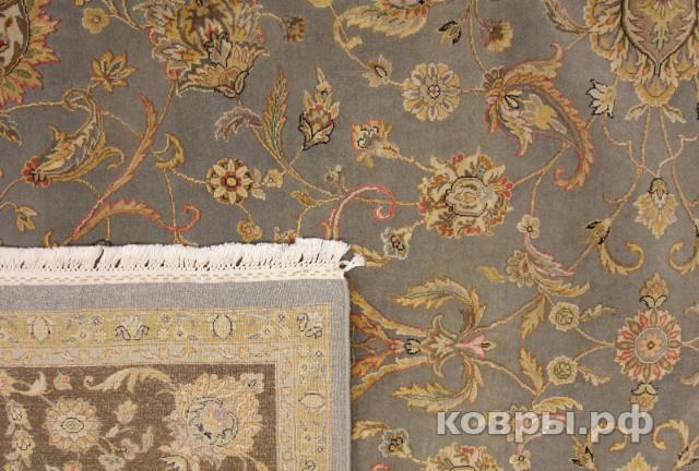 ковер ручной работы Индийский ковер ручной работы из шелка и шерсти Aurora (Аврора) 3.63x2.77 — фото 4