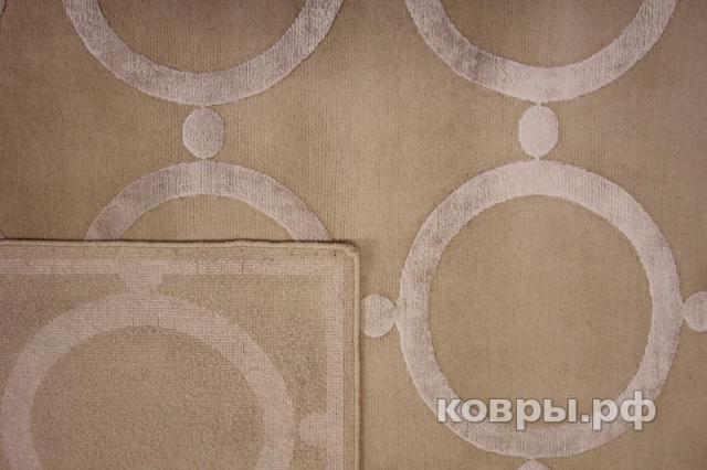 ковер ручной работы Индийский ковер ручной работы из шелка и шерсти 3.52x2.72 — фото 3