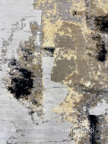 ковер ручной работы Индийский ковер ручной работы из шелка и шерсти 3.67x2.75 — фото 3