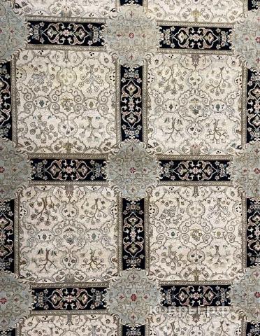 ковер ручной работы Шерстяной Индийский ковер ручной работы 3.78x3.77 — фото 3