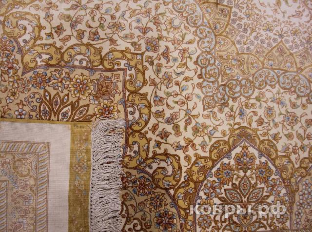 ковер ручной работы Шелковый Китайский ковер ручной работы Hereke (Хереке) 4.3x3.07 — фото 2