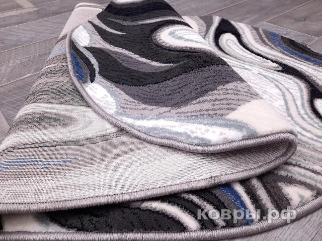 ковер Merinos Mega Carving 1385 gray овал — фото 6