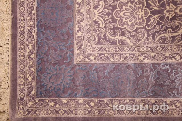 ковер ручной работы Индийский ковер ручной работы из шелка и шерсти Rajkumar (Ражкумар) 2.93x2.48 — фото 2