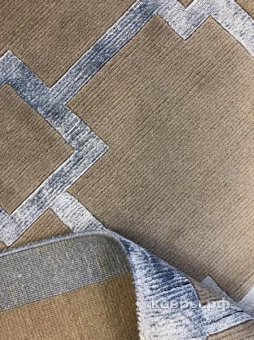 ковер ручной работы Индийский ковер ручной работы из шелка и шерсти 3.81x2.68 — фото 4