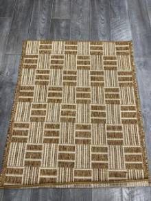 Коврик № 1169,светло-коричневый,размер 1 на 1,2 метра