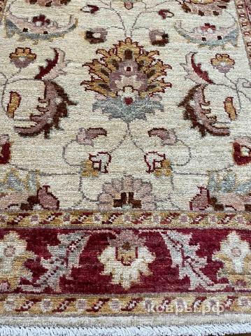 ковер ручной работы Шелковый Афганский ковер ручной работы Сhoubi (Чуби) 1.48x0.9 — фото 4