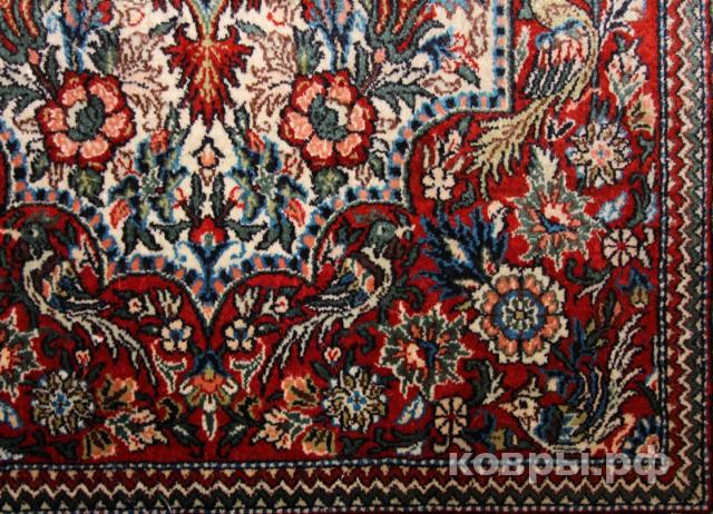 ковер ручной работы Шелковый Китайский ковер ручной работы Hereke (Хереке) 1.23x0.77 — фото 4