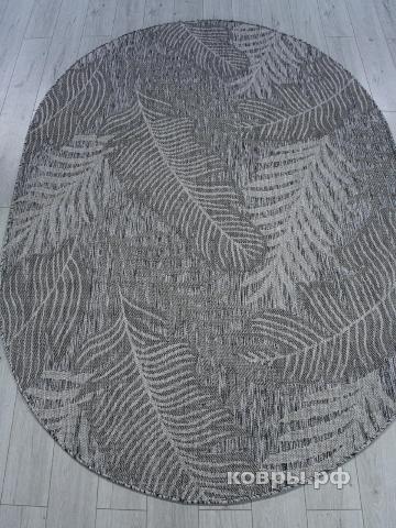 ковер Ковер MERINOS KAIR S132 DARK GRAY Овал — фото 2