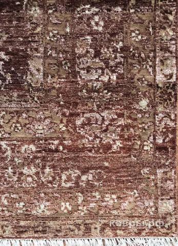 ковер ручной работы Индийский ковер ручной работы из шелка и шерсти 3.06x2.51 — фото 4