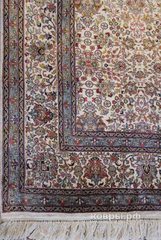 ковер ручной работы Шелковый Индийский ковер ручной работы Kashmir (Кашмир) 2.74x1.84 — фото 2