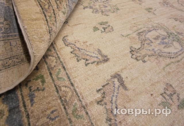 ковер ручной работы Шелковый Афганский ковер ручной работы Сhoubi (Чуби зиглер)4.13x2.9 — фото 2