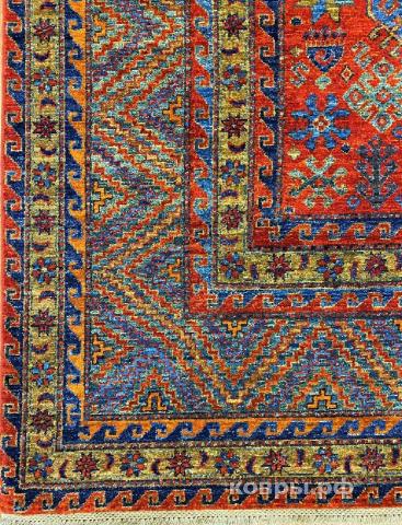 ковер ручной работы Шелковый Афганский ковер ручной работы Horasan (Хорасан) 4.22x3.1 — фото 6