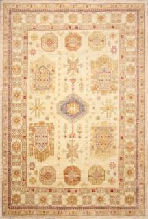 Афганский ковер ручной работы из шелка и шерсти Сhoubi Ziegler (Чуби зиглер) 2.36x1.72