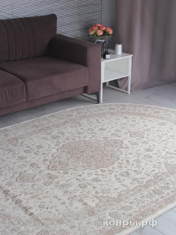 ковер Ковер KARMEN HALI ARMINA GA073A BROWN / BROWN Овал — фото 3