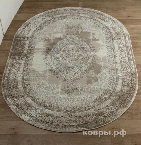 ковер KARMEN HALI ARMINA 03704A BROWN / BROWN Овал — фото 3