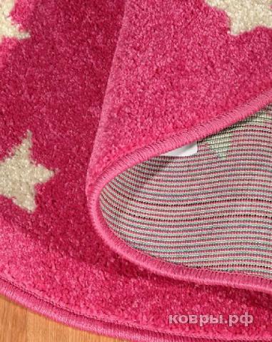 ковер Agnella Funky Top Starf pink Круг — фото 4