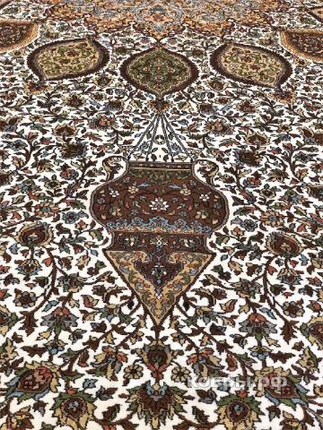 ковер ручной работы Шелковый Индийский ковер ручной работы Kashmir (Кашмир) 3.1x4.33 — фото 2