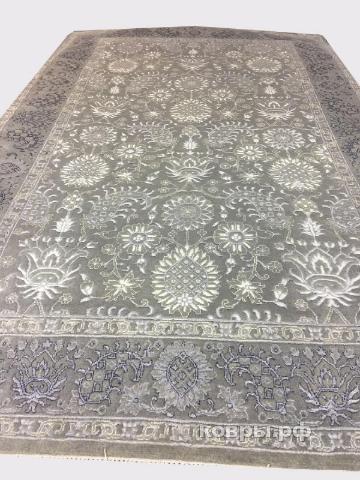 ковер ручной работы Индийский ковер ручной работы из шелка и шерсти Rajkumar (Ражкумар) 1.8x1.23 — фото 2