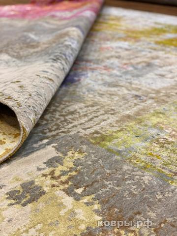 ковер ручной работы Индийский ковер ручной работы из шелка и шерсти 4.29x3.12 — фото 3