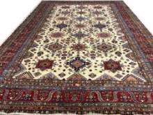 Шерстяной Афганский ковер ручной работы Kazakh (Казах) 4.48x3.2