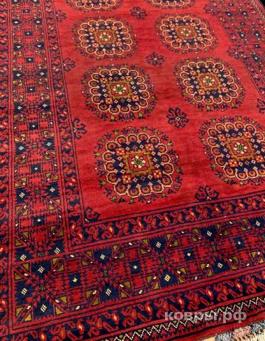 ковер ручной работы Шерстяной Афганский ковер ручной работы Afghani (Афгани) 1.44x1.01 — фото 4