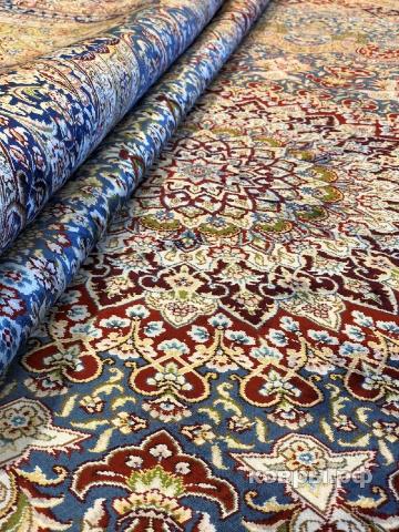 ковер ручной работы Шелковый Китайский ковер ручной работы Gombat (Гомбат) 3.75x2.75 — фото 5