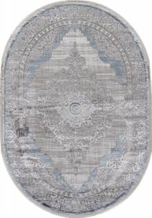 Ковер ARDA EFSAN L279A CREAM SHRINK / BLUE FDY Овал