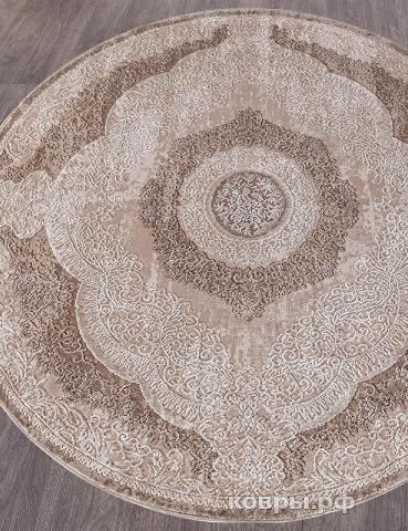 ковер KARMEN HALI ARMINA 03880B BROWN / BROWN Круг — фото 2