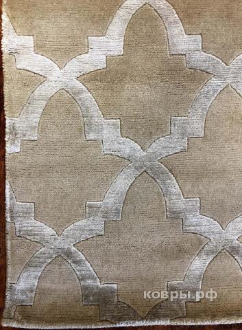 ковер ручной работы Индийский ковер ручной работы из шелка и шерсти 3.06x2.5 — фото 4