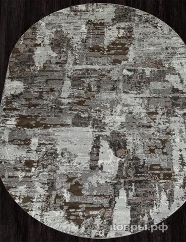 ковер MERINOS GRAFF F238 GRAY-BEIGE Овал — фото 2