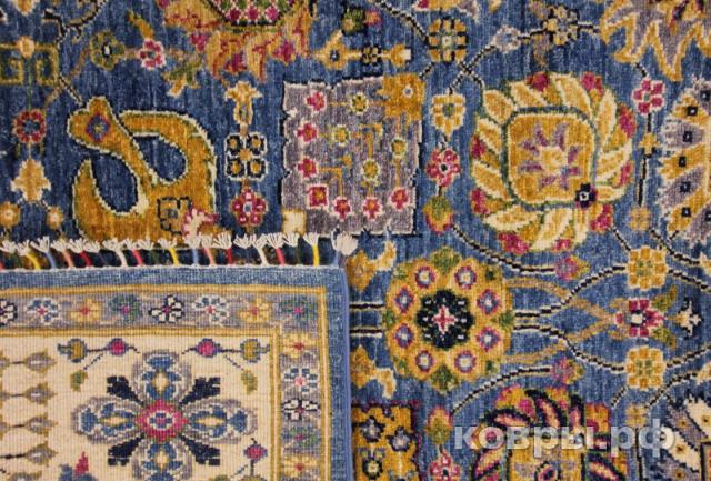 ковер ручной работы Шелковый Афганский ковер ручной работы Waziri (Вазири) 3.05x2.02 — фото 4