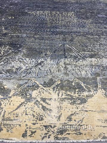 ковер ручной работы Шелковый Афганский ковер ручной работы Designer (Дизайнерский) 3.5x2.72 — фото 5