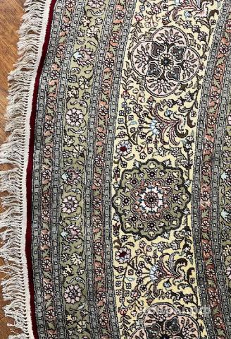 ковер ручной работы Шелковый Китайский ковер ручной работы Hereke (Хереке) 4x4 — фото 4