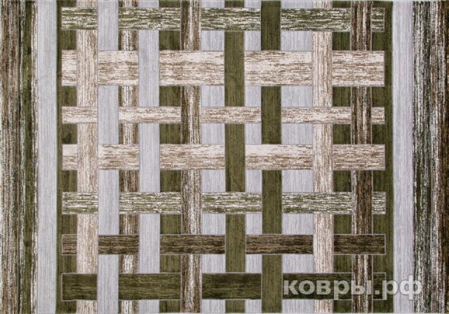 ковер DURKAR TOKIO 17975A CREAM / D.GREEN