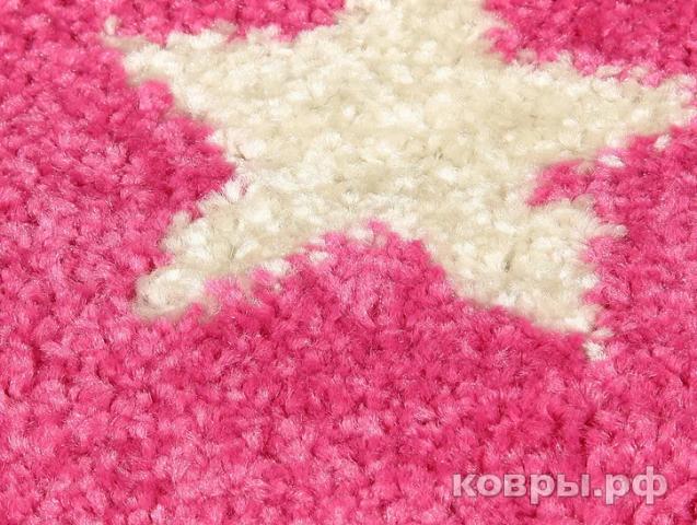 ковер Agnella Funky Top Starf pink Круг — фото 5