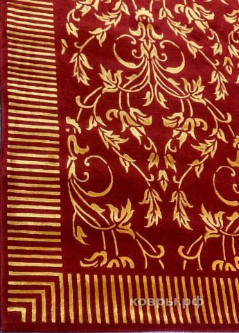 ковер ручной работы Китайский ковер ручной работы из шелка и шерсти 2.44x1.68 — фото 2