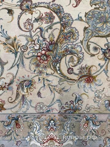 ковер ручной работы Иранский ковер ручной работы из шелка и шерсти Tabriz (Табриз)   6x4 — фото 2