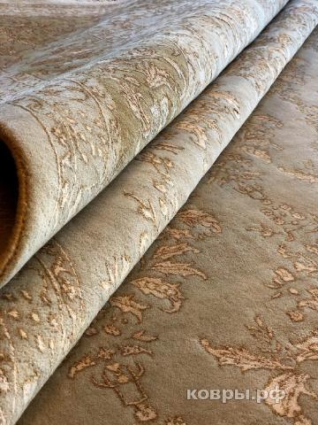 ковер ручной работы Индийский ковер ручной работы из шелка и шерсти Radjput (Раджпут) 2.87x2.51 — фото 2