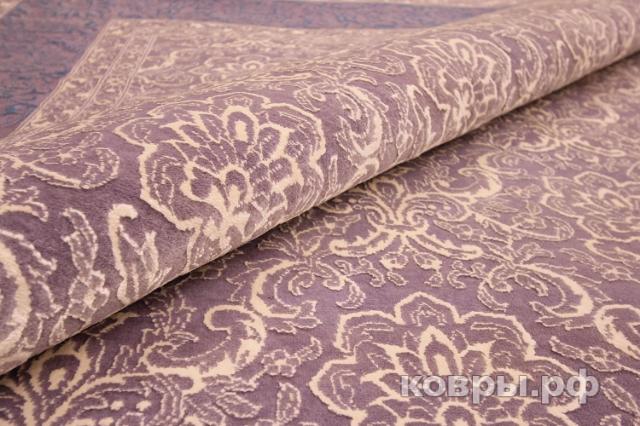 ковер ручной работы Индийский ковер ручной работы из шелка и шерсти Rajkumar (Ражкумар) 2.93x2.48 — фото 4