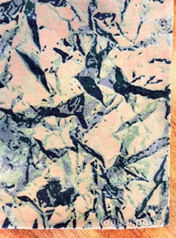 ковер ручной работы Индийский ковер ручной работы из шелка и шерсти 3.1x2.46 — фото 3