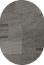ковер Ковер MERINOS KAIR S139 BLACK-GRAY Овал
