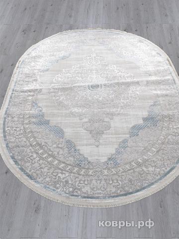 ковер Ковер ARDA EFSAN L279A CREAM SHRINK / BLUE FDY Овал — фото 2