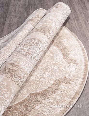 ковер KARMEN HALI ARMINA 03880B BROWN / BROWN Круг — фото 3