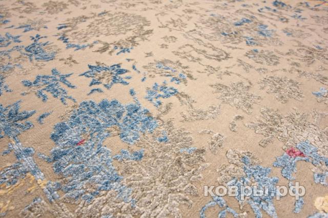 ковер ручной работы Индийский ковер ручной работы из шелка и шерсти Rajkumar (Ражкумар) 3x2.05 — фото 2