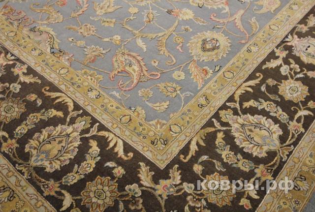 ковер ручной работы Индийский ковер ручной работы из шелка и шерсти Aurora (Аврора) 3.63x2.77 — фото 7