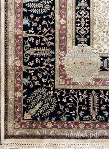 ковер ручной работы Шерстяной Индийский ковер ручной работы 3.78x3.77 — фото 6