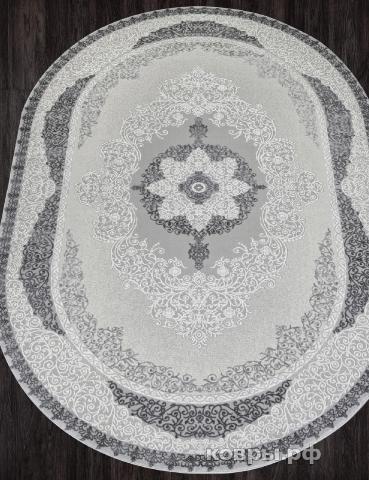 ковер KARMEN HALI NENSI GL074G GREY / GREY Овал — фото 2
