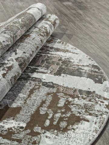 ковер MERINOS GRAFF F238 GRAY-BEIGE Овал — фото 3